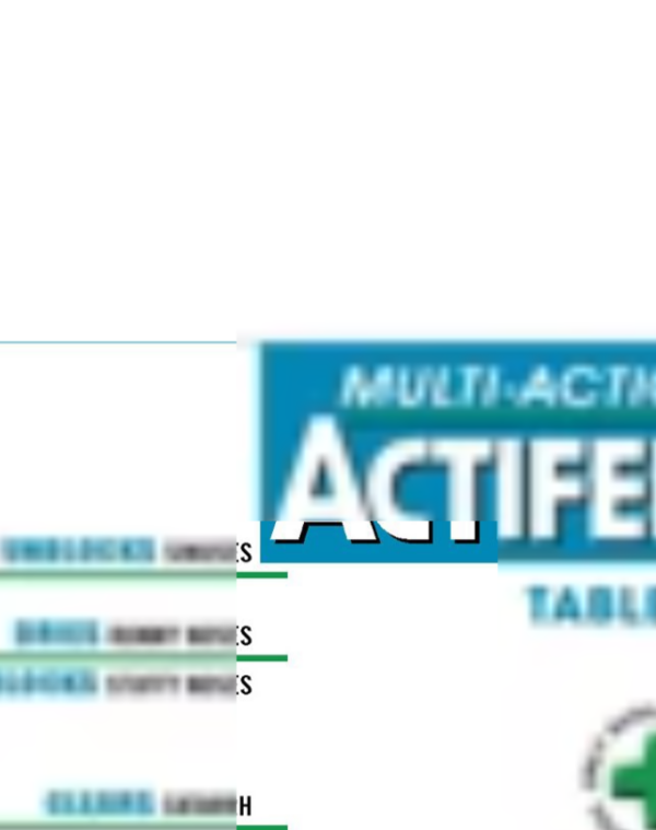 ACTIFED MULTI ACTION TABLETS 12 TABLETS