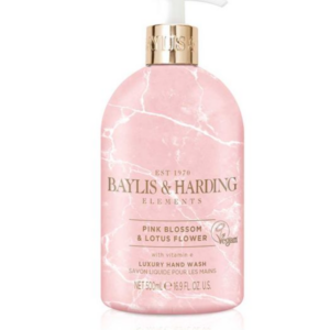 BAYLIS AND HARDING ELEMENTS PINK BLOSSOM AND LOTUS FLOWER HAND WASH 500ML