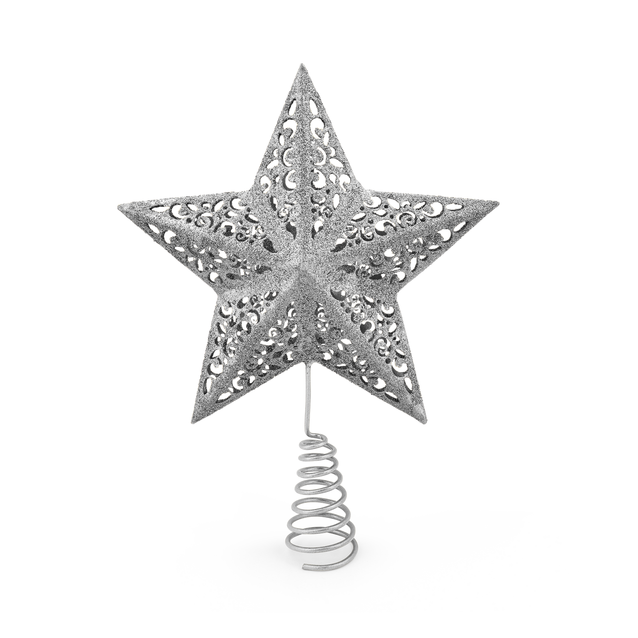 Tipperary Crystal Silver Christmas Tree Topper