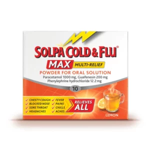 SOLPA COLD AND FLU 1000MG SACHET 10S PH ONLY